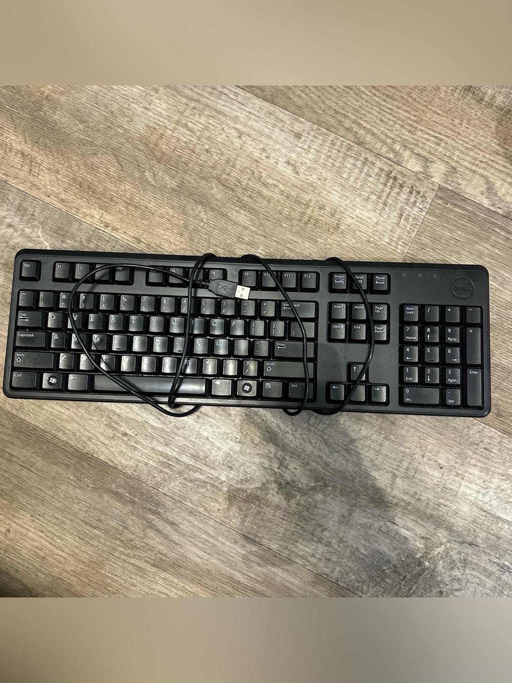 Dell Black Wired USB Keyboard